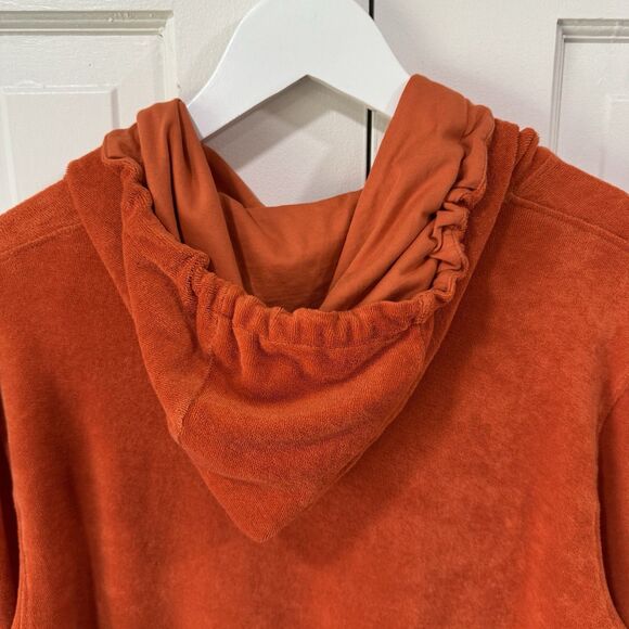 J Lawrence Khakis of Carmel Pullover Hoodie Top Terry Cotton Coastal Casual M/L - Picture 6 of 12